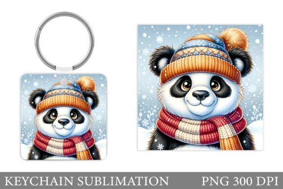 Christmas Panda Keychain Sublimation Review