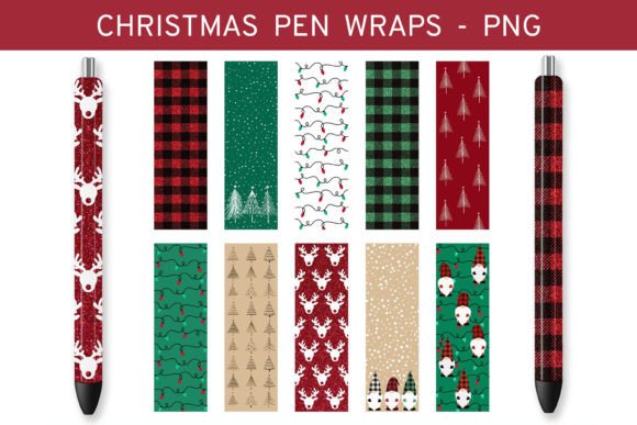 Christmas Pen Wraps Bundle Review: Festive Illustrations for Local Brands