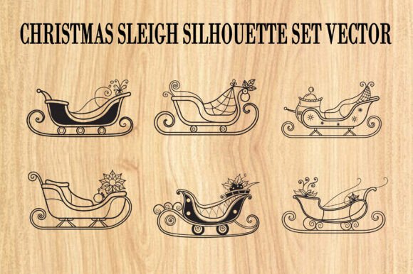 Christmas Sleigh Silhouette Set Vector: A Practical Review for Illustrations Sellers