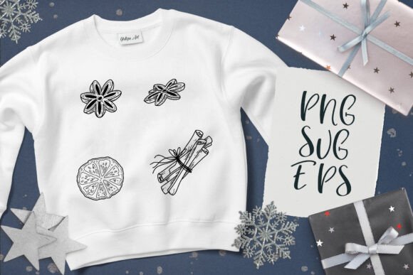 Christmas Spice Set SVG, EPS Png Illustrations Review