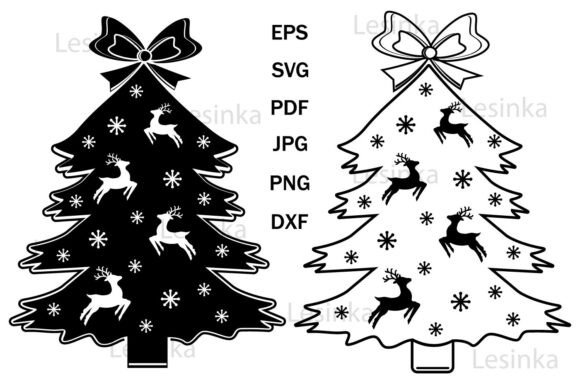 Christmas Tree with a Pattern: A Review for Illustrations and Sellers