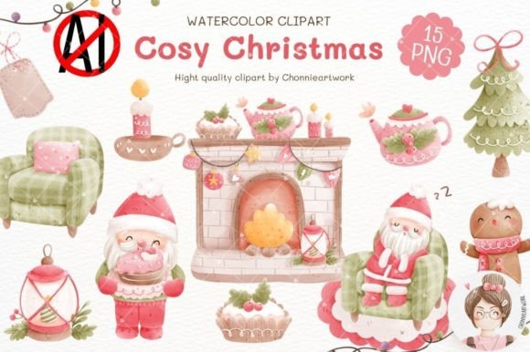 Cosy Christmas Clipart, Christmas: A Review of Festive Illustrations