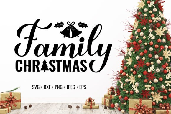 Family Christmas SVG. Farmhouse Sign