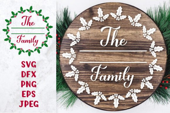 Family Christmas Wreath Monogram: A Practical Review for Digital Sellers