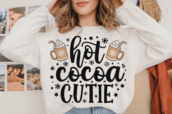 Hot Cocoa Cutie, Retro Christmas Png: A Crafter’s Review of Cozy Illustrations