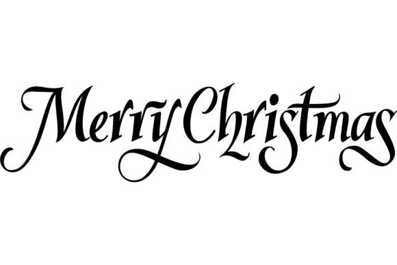 Merry Christmas Creative Lettering. Chri for Illustrations
