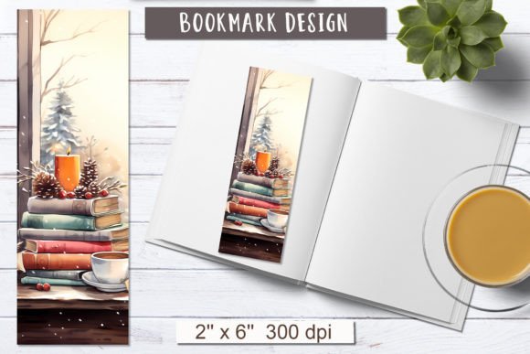 Printable Christmas Bookmark: Elevating Illustrations for Modern Publishing