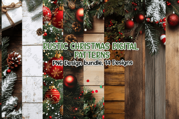 Rustic Christmas Digital Patterns: The Ultimate Illustrations for Seasonal Branding