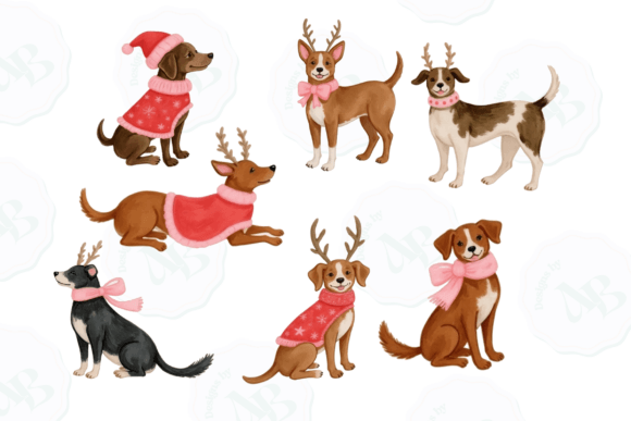 Watercolor Christmas Clip Art Set: A Designer’s Review for Illustrations
